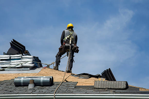 Professional Roof Replacement technician working in Hebo, OR